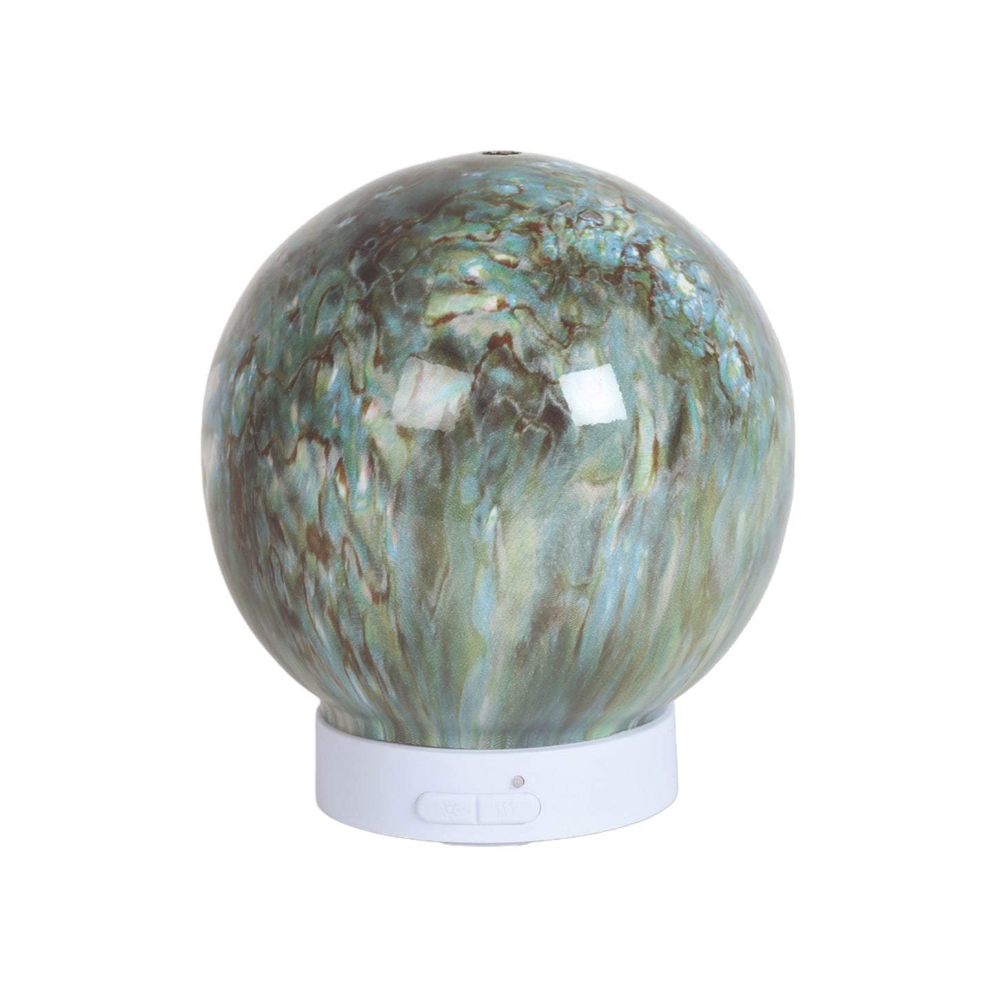 LED Ultrasonic Diffuser – Marble Collection (Noir & Jade)