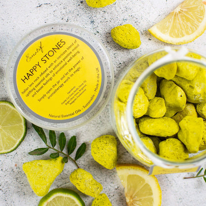Happy Stones – Uplifting Aromatherapy for Joy & Positivity