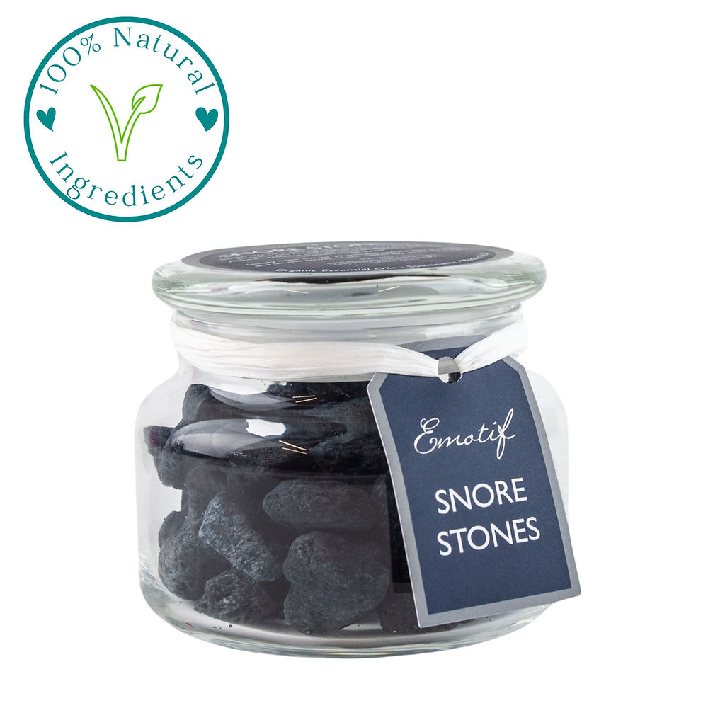 Snore Stones – Natural Aromatherapy to Support Clear Breathing & Restful Sleep