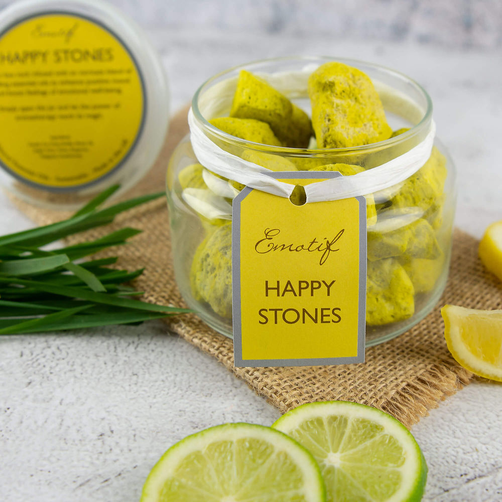 Happy Stones – Uplifting Aromatherapy for Joy & Positivity