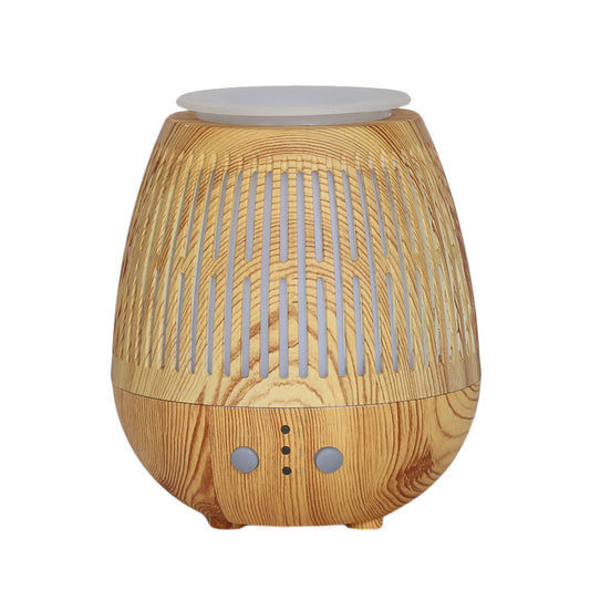 LED Ultrasonic Diffuser – Bulb Grill Light Wood (16cm)