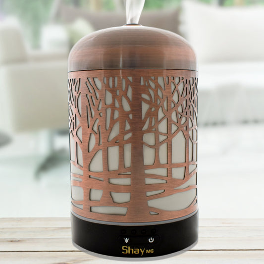 Aroma Diffuser & Humidifier – 200ml Metal Design