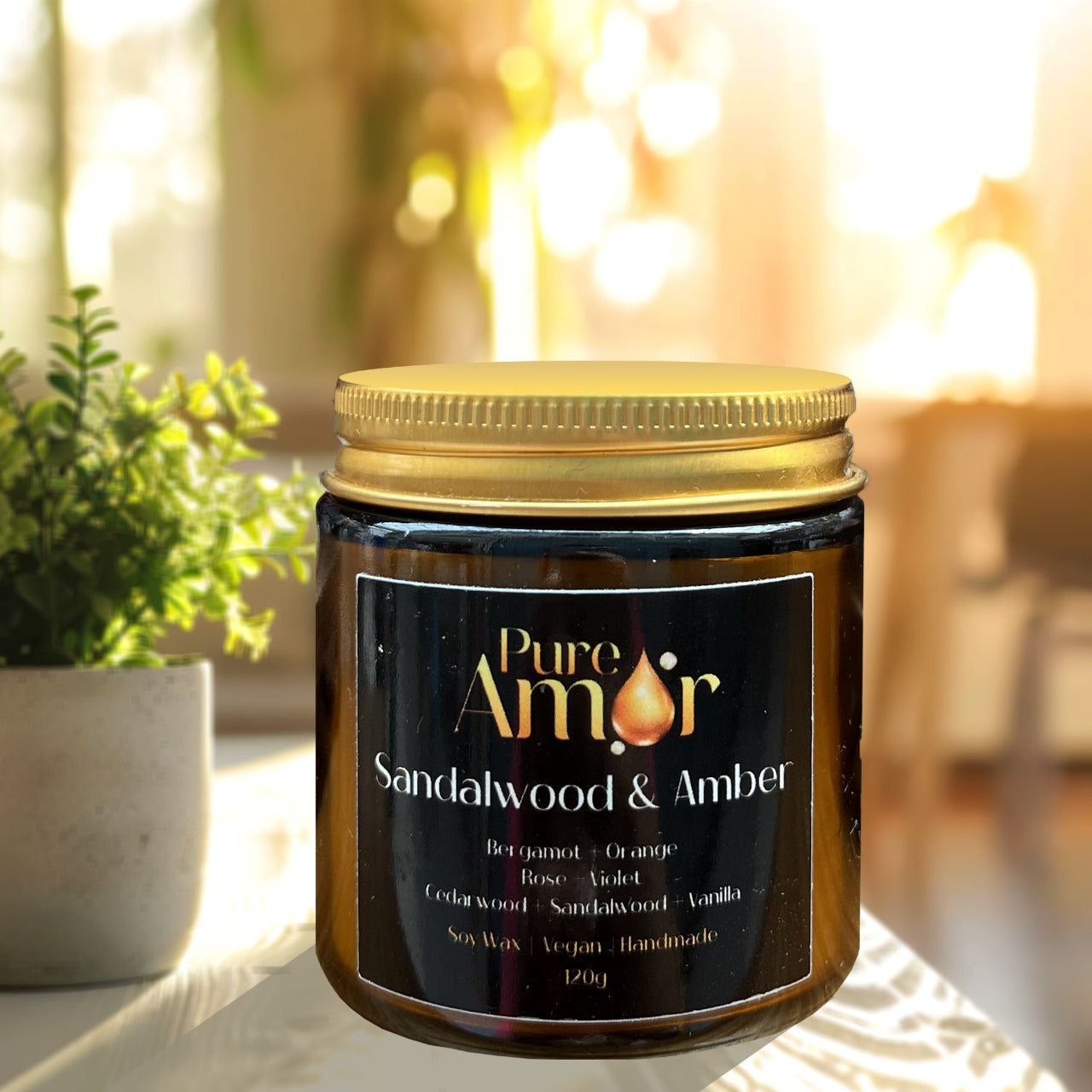 Luxury Soy Wax Candle – Indulgence Collection | Pure Amor