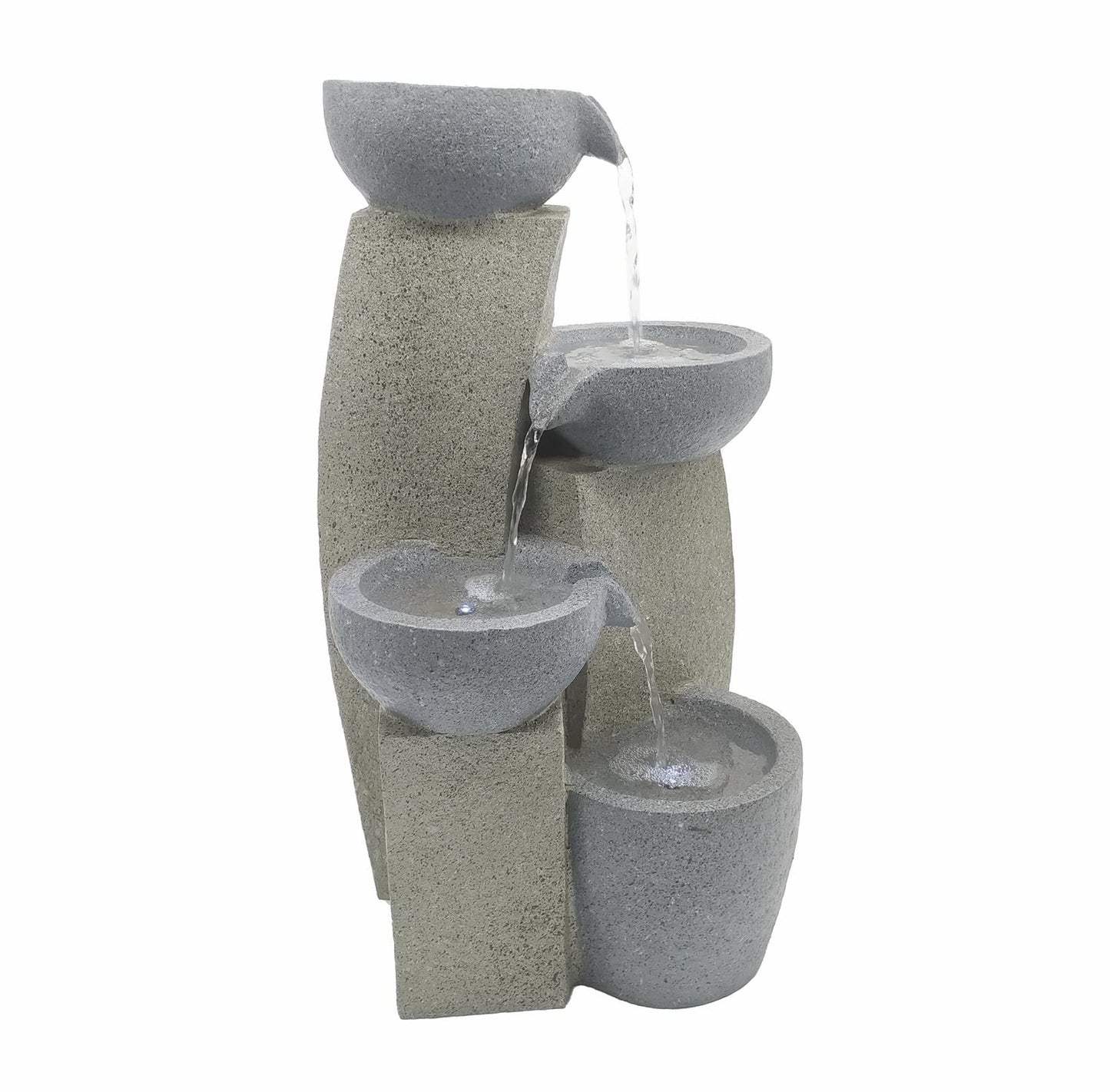 4-Tier Water Fountain with LED (50.5cm)