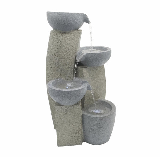 4-Tier Water Fountain with LED (50.5cm)