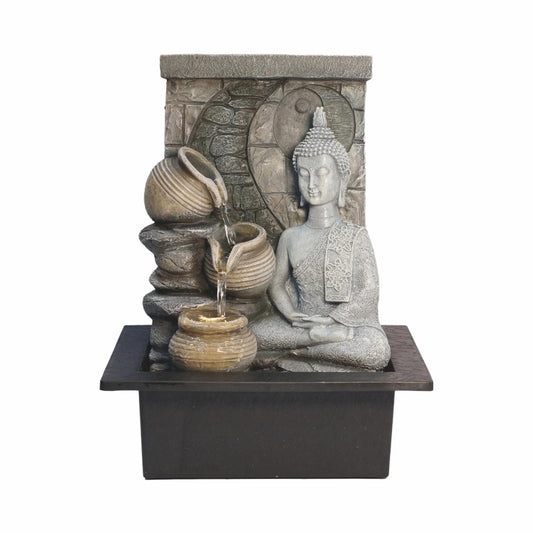 Buddha Water Fountain with LED (32cm)